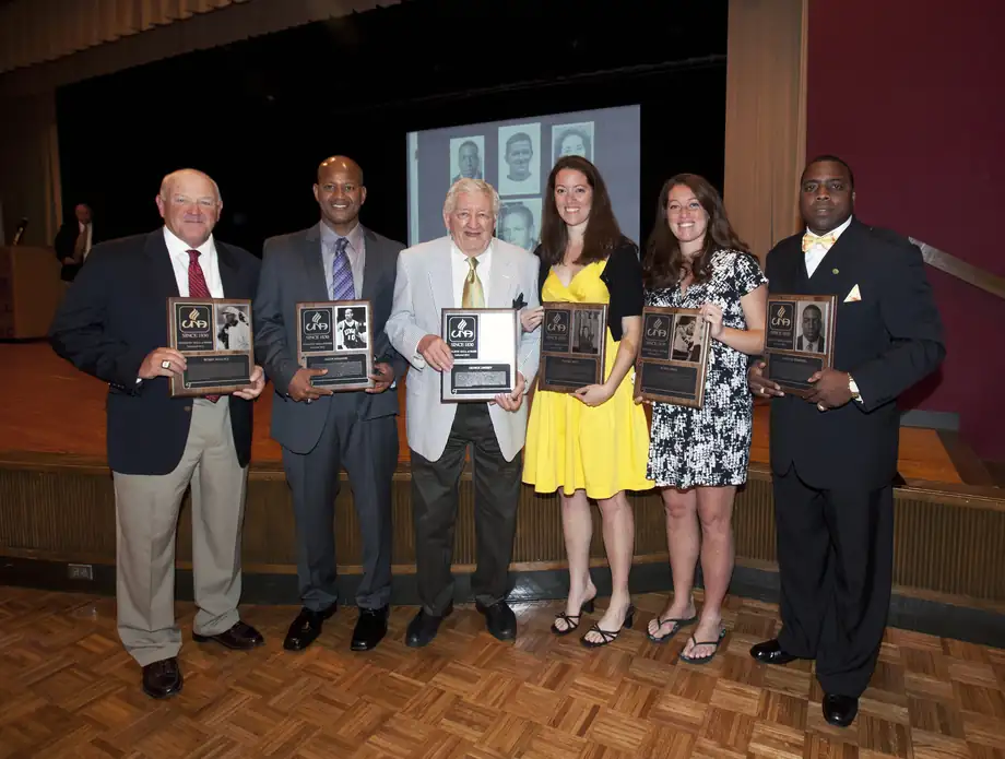 Coach Allen at his University of North Alabama Athletic Hall of Fame induction